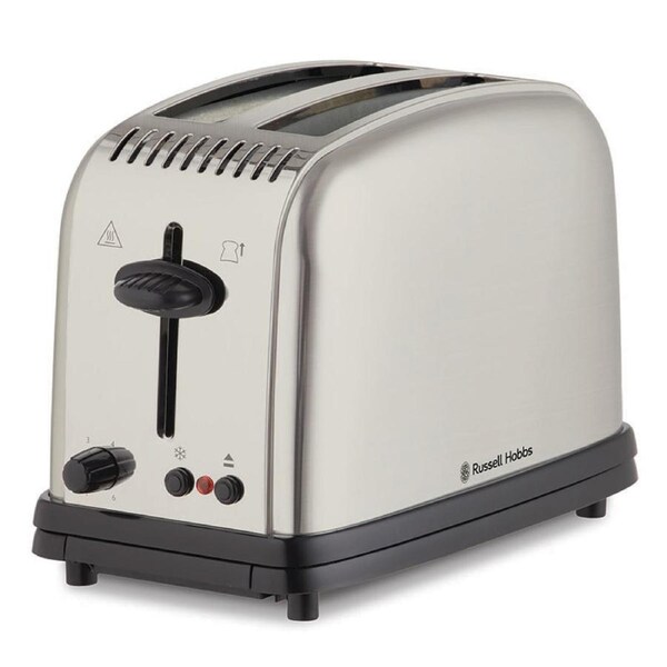 Russell Hobbs Classic 2 Slice Toaster Brushed Stainless Steel RHT12BRU