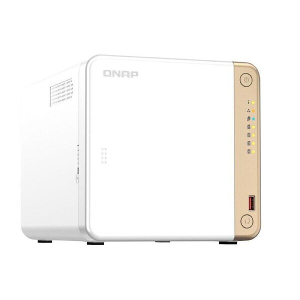 QNAP TS-462-4G Intel® Celeron® N4505 2-core/2-thread processor, burst up to 2.9 GHz, 4 GB on board (non-expandable) 2 Years Limited Warranty