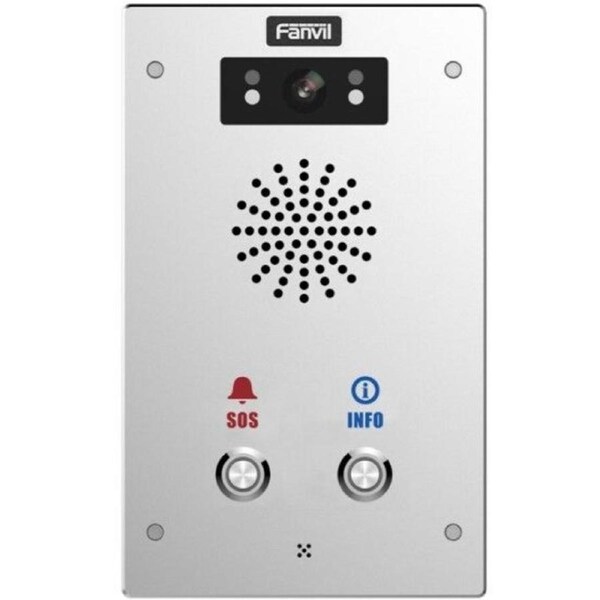 Fanvil I16SV02P Outdoor Video SIP Intercom Water & dust proof SIP Intercom IP65 (2 button), Built-in HD camera, HD voice, built-