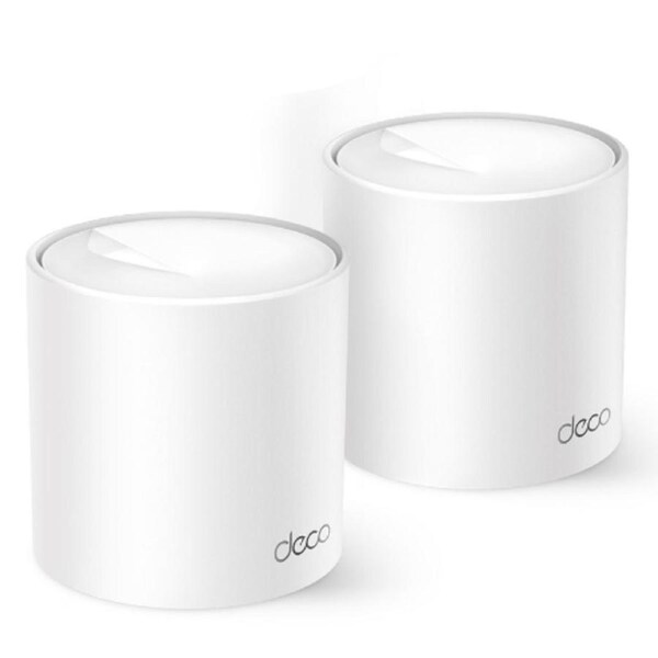 TP-Link Deco X1500(2-pack) AX1500 Whole Home Mesh Wi-Fi 6 System, 300 Mbps at 2.4 GHz + 1201 Mbps at 5 GHz