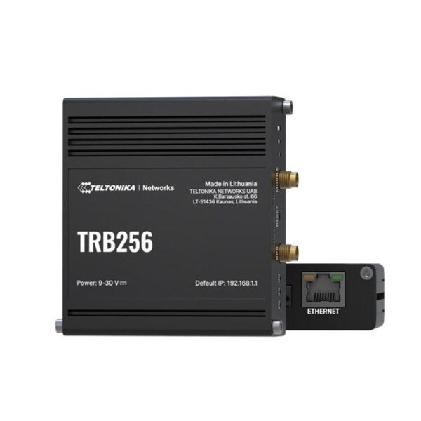 Teltonika TRB256 Industrial IoT Gateway, 4G/LTE(Cat 4), Dual SIM, 450 MHz BAND, Auto-Failover, Backup WAN, Supports DNP3, PSU excluded