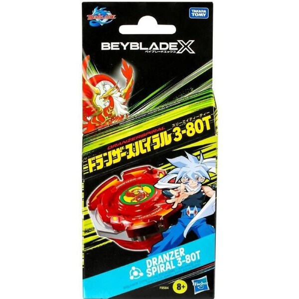 Beyblade - X Dranzer Spiral 3-80t Anniversary X-over With Balance Type Top & Launcher