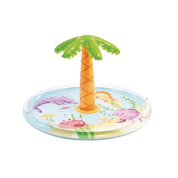 Intex Palm Tree Inflatable Kids/Childrens Spray Outdoor Swimming Pool 2y+