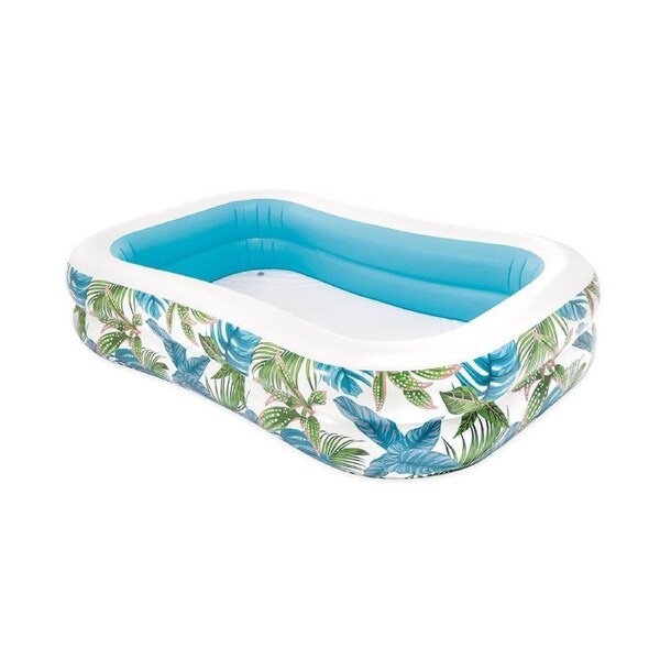 Intex Tropical Themed Swim Center Inflatable Outdoor Family Swimming Pool 3y+