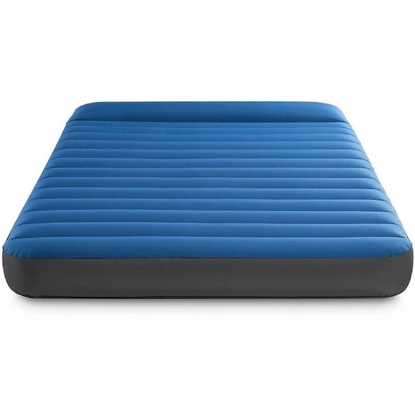 Intex Queen Dura-Beam Inflatable Pillow Mat Airbed W/ USB150 1.52mx2.03mx22cm