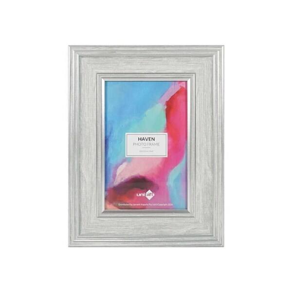 12PK Unigift Haven Photo Frame Picture Holder Home Decor Display Grey 10x15cm