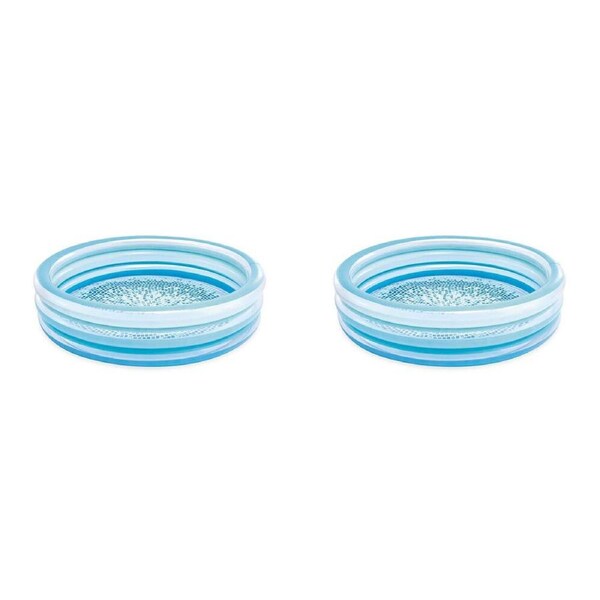 2PK Intex Blue Bliss Inflatable Kids/Childrens Splash Outdoor Swimming Pool 2y+
