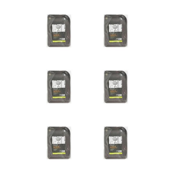 6PK Topchef Multi Function Non Slip Chopping Board 33x23cm Cutting Board Grey