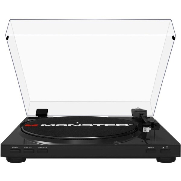 Monster MT-TT02 Turntable with Anti-Skating - Black