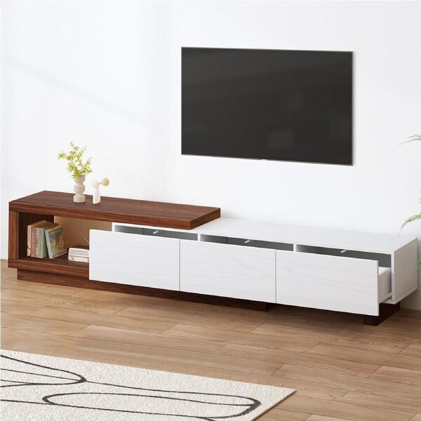 ALFORDSON 190-280cm Entertainment Unit Walnut