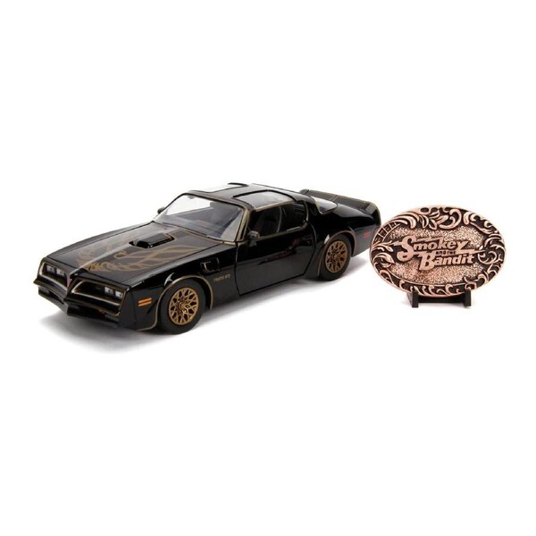 Jada 1:24 Smokey & The Bandit 1977 Pontiac Firebird With Replica Buckle Model