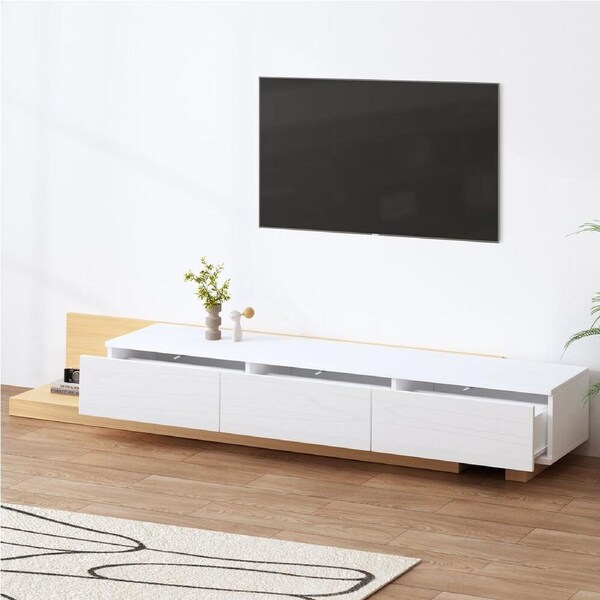 ALFORDSON 200-380cm Extendable Entertainment Unit OAK