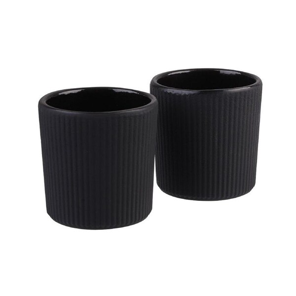 Teaology Serenity Cast Iron Tea Cup 120ml Set 2 - Black