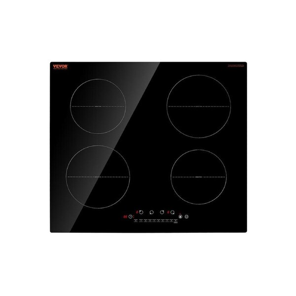 6000W 4 Burner Induction Cooktop Electric Countertop Burner Touch Control