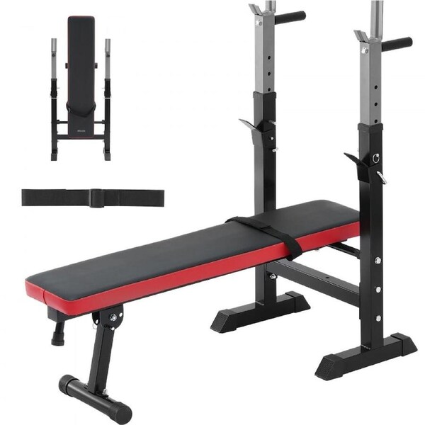 Weight Bench Sit up Bench Home Gym Strength Training Adjustable Foldable