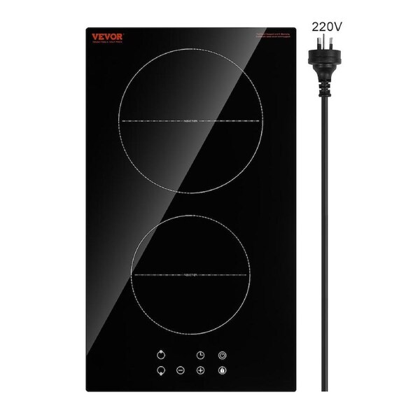 3400W 2 Burner Induction Cooktop Electric Countertop Burner Touch Control