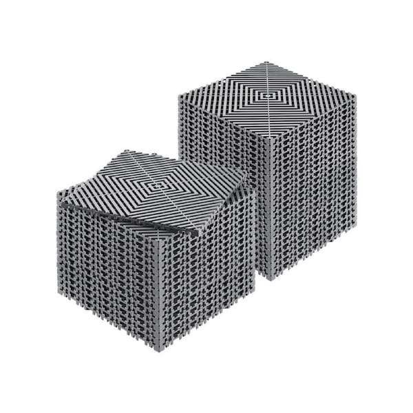 Drainage Mat Drainage Floor Mat 31 x 31 cm Modular Interlocking Cushion