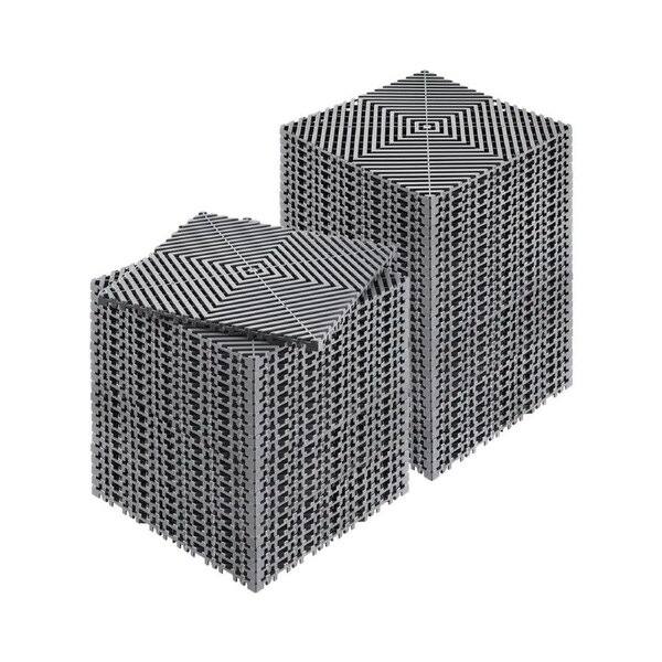Drainage Mat Interlocking Drainage Cushion 31 x 31 cm Modular Floor Tile