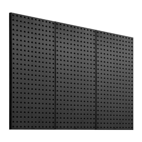 Metal Pegboard Panels 609.6 x 304.8 mm 3 Panels Wall Organizer for Home