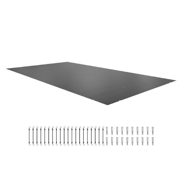 Pool Safety Cover Fits 12x25ft Rectangle Inground Pools Safety Pool Cover