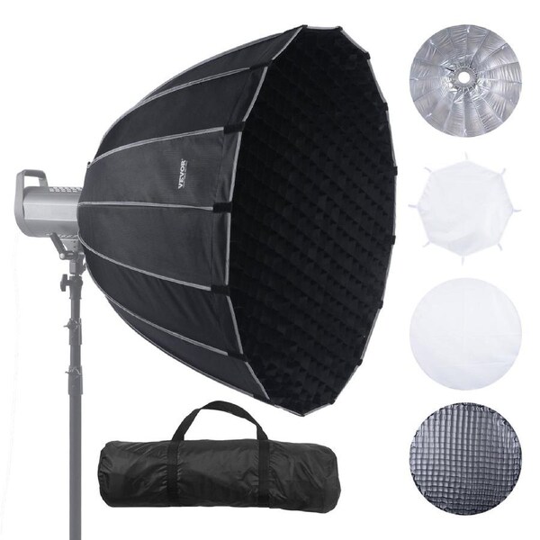 Parabolic Softbox 850 mm Quick Release & Quick Fold & Portable