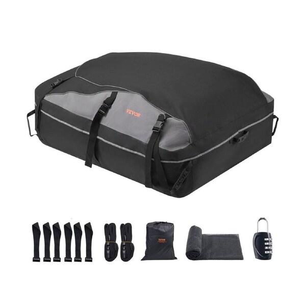 Car Rooftop Cargo Carrier Bag 21 Cubic Feet Cargo Carrier for Car Roof