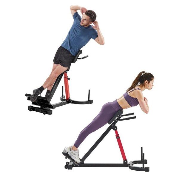 Roman Chair Back Extension Hyperextension Bench Multi-Function Adjustable