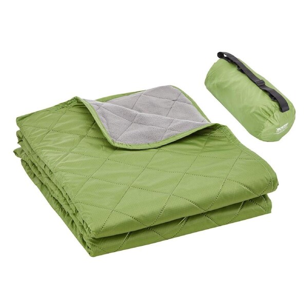 Camping Blanket 2.08 m x 1.4 m Warm Stadium Blanket 330GSM Outdoor Travel