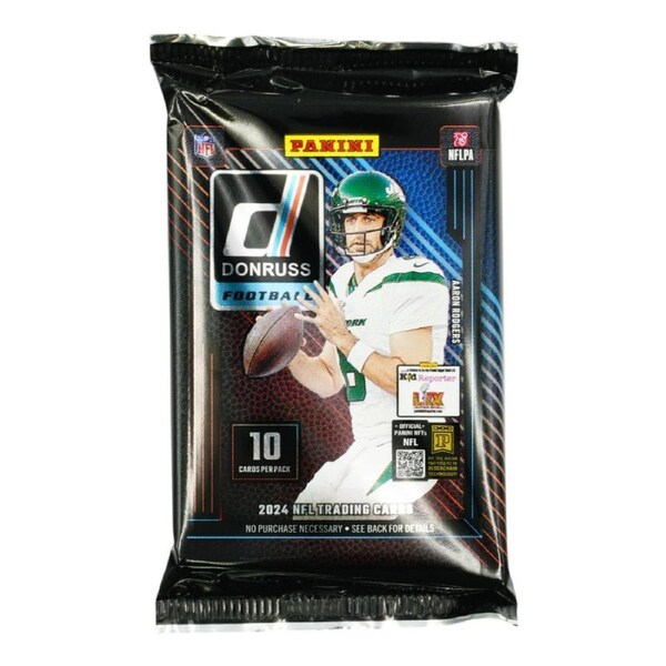 Panini NFL 2024 Donruss Football Hobby Box Booster Pack