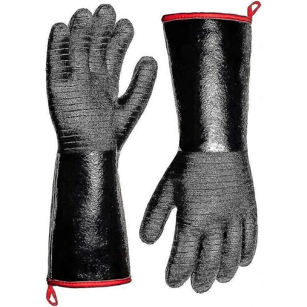 932f Extreme Heat Resistant Gloves For Grill Bbq, Waterproof Long Sleeve Pit Grill Gloves For Fryer, Baking, Oven,smoker,fireproof, Oil Resistant