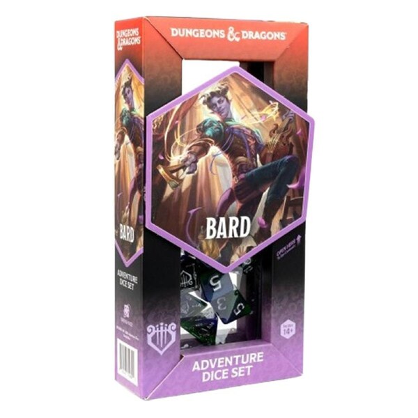 Sirius D&D Adventure Dice - Bard - Blue