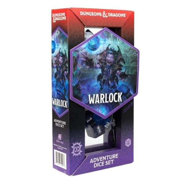 Sirius D&D Adventure Dice - Warlock - Purple