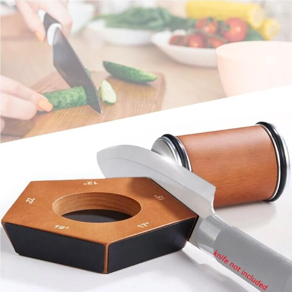OZNALA Knife Sharpener Sharpening Stone Pro Rolling 5 Angle Diamond Edge Sharpeners