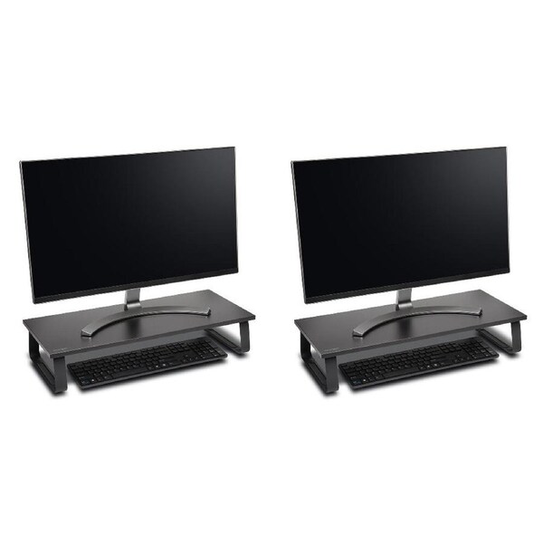 2PK Kensington Wide Riser Stand/Holder Platform For 32" Computer Monitor Black