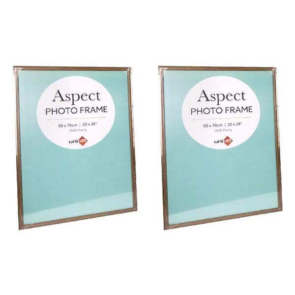 2PK Unigift Aspect 50x70cm MDF/Glass Picture Frame Wall Hanging Display Asst