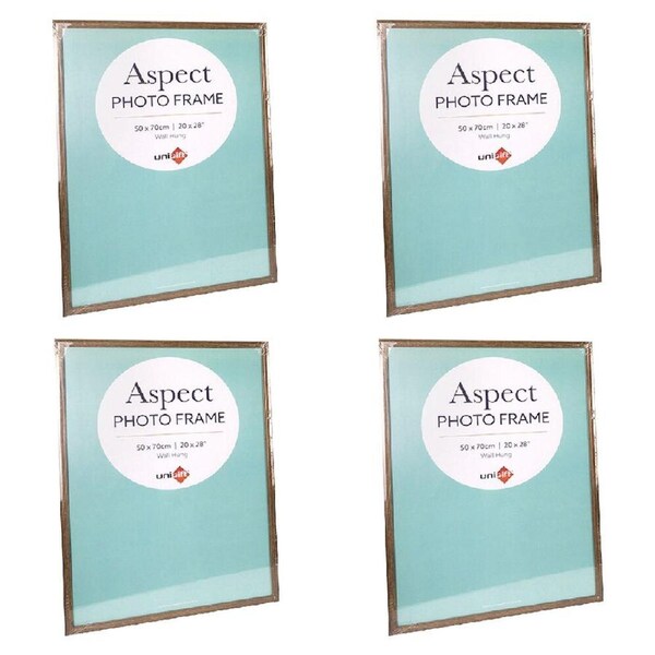 4PK Unigift Aspect 50x70cm MDF/Glass Picture Frame Wall Hanging Display Asst