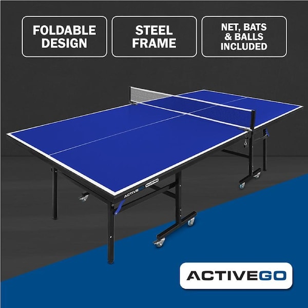 ActiveGo RallyStrike Folding Table Tennis Ping Pong Table