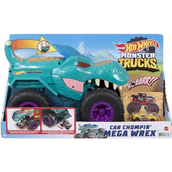 Hot Wheels Monster Trucks Car Chompin' Mega Wrex
