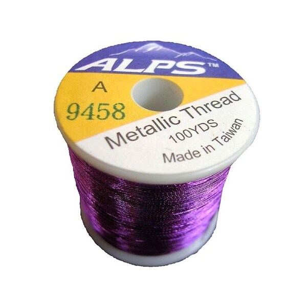 Alps 100yds of Metallic Light Purple Rod Wrapping Thread-Size A (0.15mm) Thread