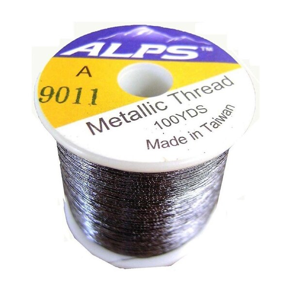 Alps 100yds of Metallic Grey Rod Wrapping Thread-Size A (0.15mm) Thread