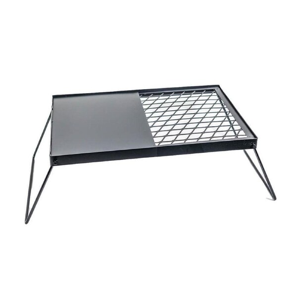 Flaming Coals Portable Folding Camp Grill and Hotplate