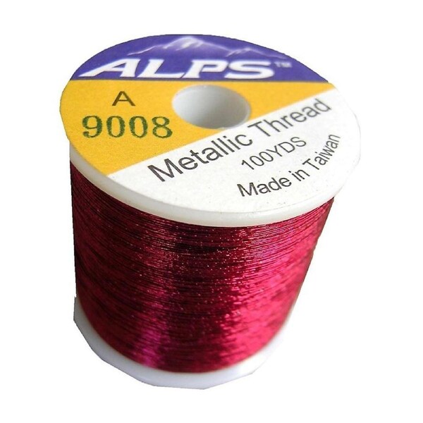 Alps 100yds of Metallic Burgundy Rod Wrapping Thread-Size A (0.15mm) Thread