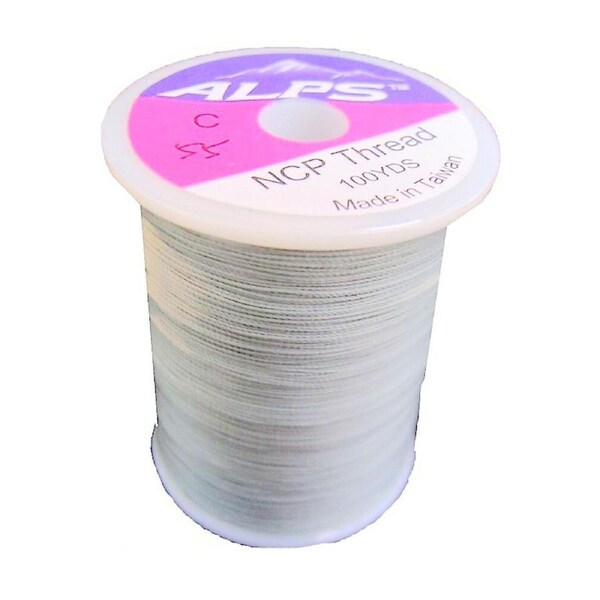 Alps 100yds of Grey Rod Wrapping Thread - Size C (0.2mm) Rod Binding Cotton