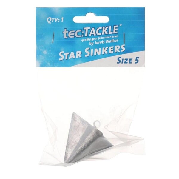 1 Pack of Jarvis Walker Size 5 Star Sinkers