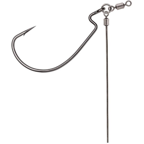 2 Pack of Size 5/0 VMC 7348TK Mystic Predator Heavy Duty Wide Gap Tokyo Rigs