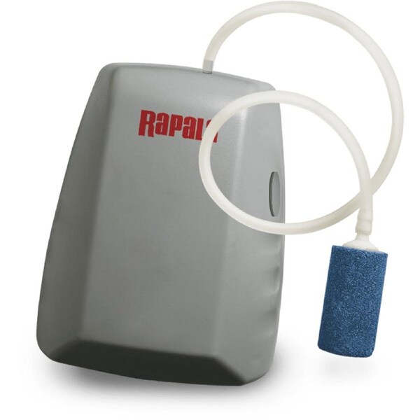 Rapala Portable Aerator Pump - Battery Operated with Air Hose and Air Stone