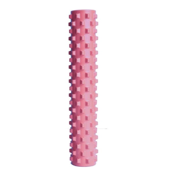 79cm Ex-Long PU Physio Grid Trigger Point Foam Roller Deep tissue Massage Pink
