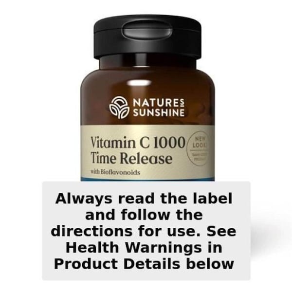 Nature's Sunshine Vitamin C Timed Release 1000mg 150 Tablets