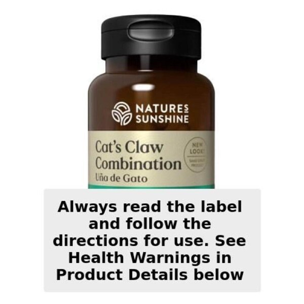 Natures Sunshine Cat's Claw Combination 100 Capsules