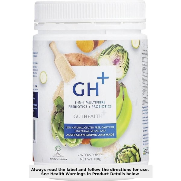 Natural Evolution GH+ 3-In-1 Multifibre Prebiotics + Probiotics 400g